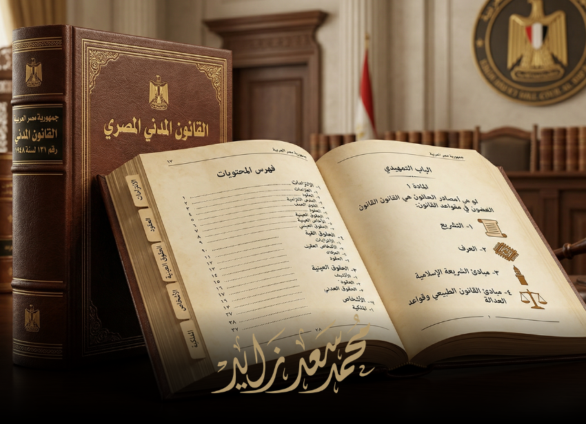  المستشار محمد سعد زايد القانون المدني